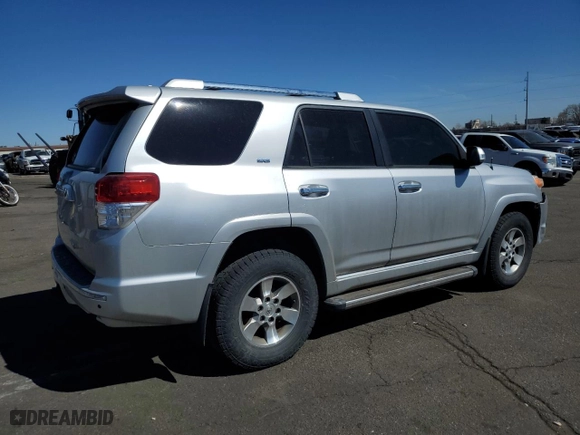 2013 Toyota 4Runner SR5 with VIN JTEBU5JR9D5147123, listed as a Copart auction lot 49425985 with 216,799 mi miles and Salvage Title. Bid and sale history available at carsss.com. Image 3.