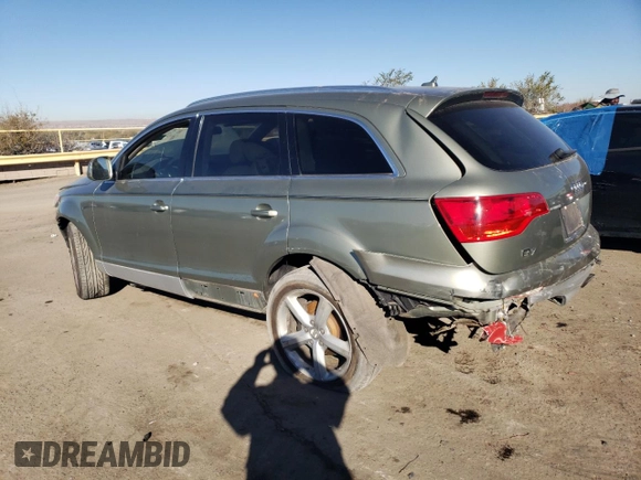 2007 Audi Q7 with VIN WA1AV74L47D011261, listed as a Copart auction lot 79883304 with Not provided miles and Salvage title. Bid and sale history available at DreamBid. Image 2.