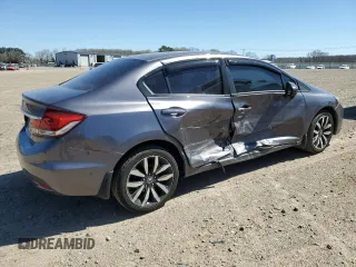 2014 Honda Civic EX-L with VIN 19XFB2F95EE079184, listed as a Copart auction lot 49481125 with 125,986 mi miles and Clean Title. Bid and sale history available at DreamBid. Image 3.