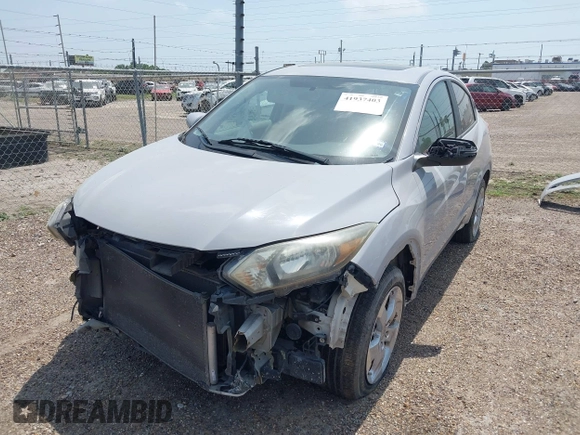2016 Honda HR-V EX with VIN 3CZRU5H5XGM703809, listed as a IAAI auction lot 41937403 with Not Provided miles and . Bid and sale history available at DreamBid. Image 18.