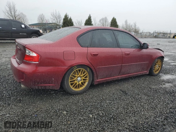2009 Subaru Legacy GT Limited with VIN 4S3BL676796221621, listed as a Copart auction lot 45785265 with 116,563 mi miles and Salvage title. Bid and sale history available at DreamBid. Image 3.