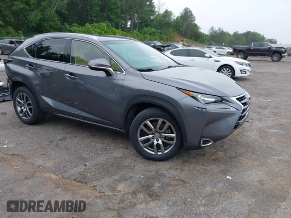 2015 Lexus NX 200t with VIN JTJYARBZXF2012036, listed as a IAAI auction lot 42085466 with 127,325 mi miles and . Bid and sale history available at DreamBid. Image 1.