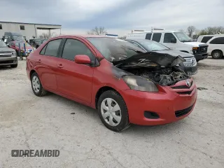 2008 Toyota Yaris with VIN JTDBT923881193337, listed as a Copart auction lot 51837635 with 0 mi miles and Salvage Title. Bid and sale history available at carsss.com. Image 4.