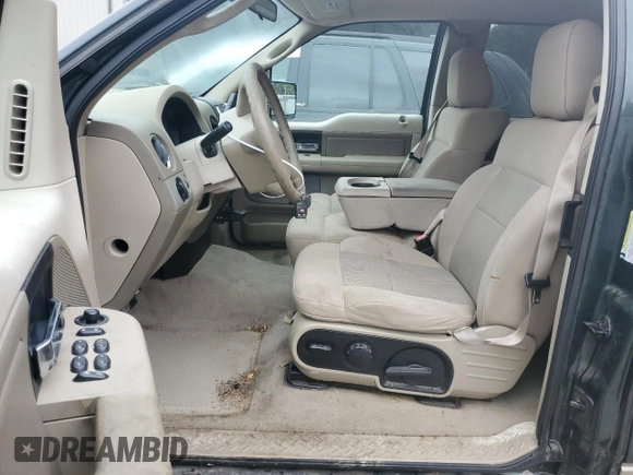 2005 Ford F-150 XLT with VIN 1FTPX12555NA44398, listed as a Copart auction lot 73512074 with 126,076 mi miles and Salvage Title. Bid and sale history available at carsss.com. Image 7.