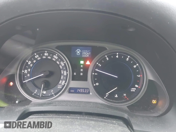 2007 Lexus IS 250 with VIN JTHCK262175013881, listed as a IAAI auction lot 41292352 with 149,533 mi miles. Bid and sale history available at carsss.com. Image 7.
