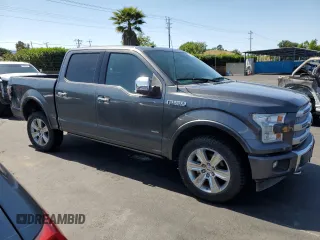 2017 Ford F-150 XL with VIN 1FTEW1EG0HFB89788, listed as a Copart auction lot 54906695 with 109,506 mi miles and Salvage Title. Bid and sale history available at carsss.com. Image 4.