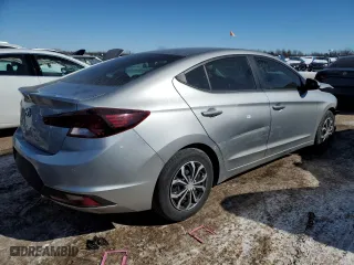2020 Hyundai Elantra SE with VIN 5NPD74LF6LH594296, listed as a Copart auction lot 46218865 with 21,590 mi miles and Salvage Title. Bid and sale history available at carsss.com. Image 3.