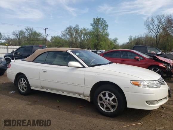 2003 Toyota Solara SE with VIN 2T1FE22P33C021730, listed as a Copart auction lot 54965845 with 224,441 mi miles and Clean Title. Bid and sale history available at carsss.com. Image 4.