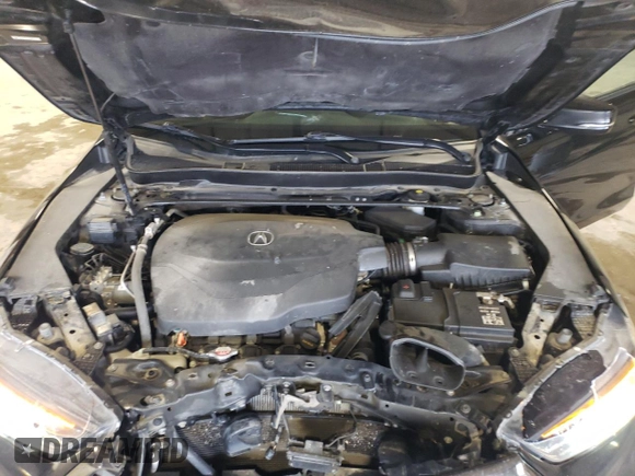 2019 Acura TLX w/A-Spec Pkg with VIN 19UUB3F61KA003142, listed as a Copart auction lot 72065813 with 95,655 mi miles. Bid and sale history available at carsss.com. Image 11.