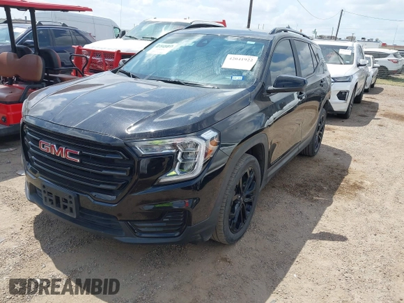 2022 GMC Terrain SLE with VIN 3GKALMEV2NL204823, listed as a IAAI auction lot 42041922 with 51,616 mi miles and . Bid and sale history available at DreamBid. Image 2.