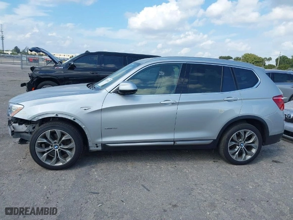 2017 BMW X3 sDrive28i with VIN 5UXWZ7C38H0V94247, listed as a IAAI auction lot 41733454 with 53,172 mi miles. Bid and sale history available at carsss.com. Image 14.