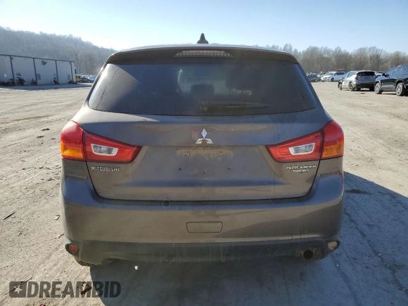 2017 Mitsubishi Outlander ES with VIN JA4AP3AU8HZ009792, listed as a Copart auction lot 48475115 with 123,460 mi miles and Salvage title. Bid and sale history available at DreamBid. Image 6.