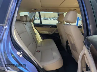 2017 BMW X3 sDrive28i with VIN 5UXWZ7C30H0V93495, listed as a Copart auction lot 52865645 with 64,102 mi miles and Salvage Title. Bid and sale history available at carsss.com. Image 11.