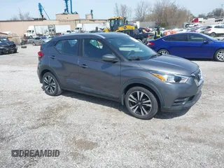 2019 Nissan Kicks S with VIN 3N1CP5CU9KL566347, listed as a IAAI auction lot 41851696 with 40,801 mi miles and . Bid and sale history available at carsss.com. Image 1.