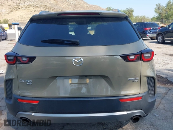 2023 Mazda CX-50 2.5 Turbo with VIN 7MMVABXY5PN120917, listed as a IAAI auction lot 42431995 with 34,421 mi miles and . Bid and sale history available at DreamBid. Image 17.