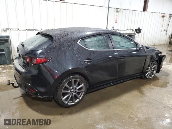 2020 Mazda 3 with VIN JM1BPALM6L1157409, listed as a Copart auction lot 88316725 with 124,313 mi miles and Salvage title. Bid and sale history available at DreamBid. Image 3.