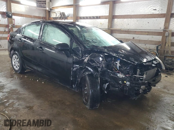 2012 Kia Rio LX with VIN KNADM4A32C6086335, listed as a Copart auction lot 44981535 with 145,806 mi miles and Salvage Title. Bid and sale history available at carsss.com. Image 4.