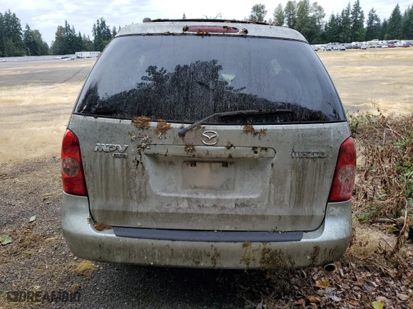 2003 Mazda MPV LX with VIN JM3LW28J030350695, listed as a Copart auction lot 68644034 with 121,200 mi miles and Salvage Title. Bid and sale history available at carsss.com. Image 6.