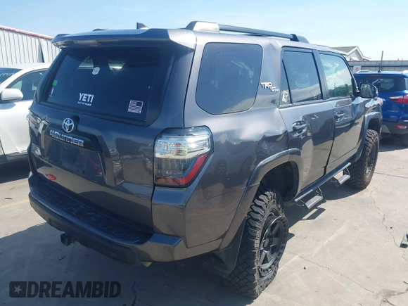 2021 Toyota 4Runner TRD Off Road Premium with VIN JTERU5JRXM5970786, listed as a IAAI auction lot 42249655 with 49,873 mi miles and . Bid and sale history available at DreamBid. Image 4.