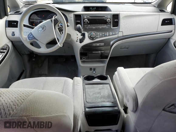 2014 Toyota Sienna LE with VIN 5TDJK3DC5ES093753, listed as a Copart auction lot 47452575 with 124,942 mi miles and Salvage Title. Bid and sale history available at DreamBid. Image 8.