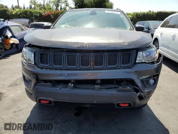 2017 Jeep Compass Trailhawk with VIN 3C4NJDDB8HT674627, listed as a Copart auction lot 59790325 with 66,349 mi miles and Salvage title. Bid and sale history available at DreamBid. Image 5.