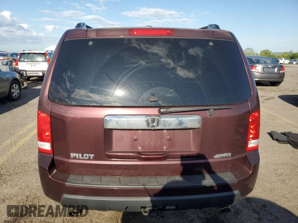 2011 Honda Pilot EX-L z VIN 5FNYF4H60BB033618, wystawiony jako Copart lot #55600035 z przebiegiem 135 171 mil mil oraz Szkody całkowita. Historia ofert i sprzedaży dostępna na DreamBid. Obrazek 6.