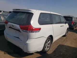 2013 Toyota Sienna L with VIN 5TDZK3DC7DS330924, listed as a Copart auction lot 75035774 with 153,550 mi miles and Salvage Title. Bid and sale history available at carsss.com. Image 3.