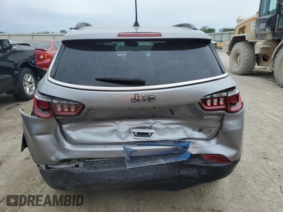 2019 Jeep Compass Latitude with VIN 3C4NJCBB1KT636757, listed as a Copart auction lot 56056115 with 81,847 mi miles and Salvage title. Bid and sale history available at DreamBid. Image 6.