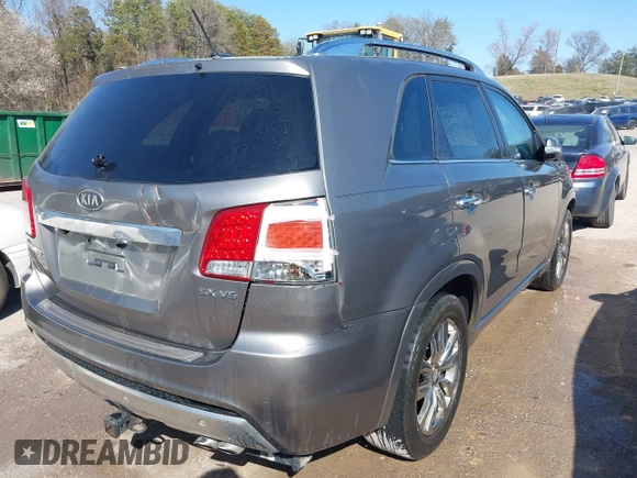 2012 Kia Sorento SX with VIN 5XYKW4A22CG293994, listed as a IAAI auction lot 41785367 with 152,636 mi miles. Bid and sale history available at carsss.com. Image 4.