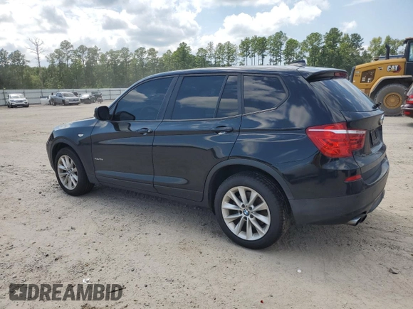 2014 BMW X3 xDrive28i with VIN 5UXWX9C57E0D24167, listed as a Copart auction lot 68278904 with 118,109 mi miles and Salvage Title. Bid and sale history available at DreamBid. Image 2.