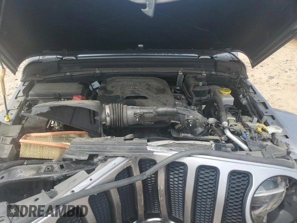 2020 Jeep Wrangler Unlimited Sahara Altitude with VIN 1C4HJXEN7LW134325, listed as a Copart auction lot 53860745 with 64,556 mi miles and Salvage title. Bid and sale history available at DreamBid. Image 11.