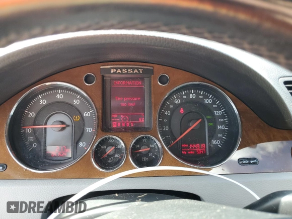 2006 Volkswagen Passat with VIN WVWFU73C96P139704, listed as a Copart auction lot 53231015 with 144,919 mi miles and Non repairable. Bid and sale history available at DreamBid. Image 9.