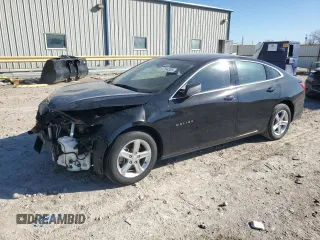 2022 Chevrolet Malibu LS with VIN 1G1ZB5ST5NF191756, listed as a Copart auction lot 47164355 with 23,802 mi miles and Salvage Title. Bid and sale history available at DreamBid. Image 1.