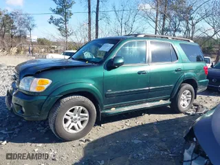 2004 Toyota Sequoia SR5 with VIN 5TDZT34A24S229611, listed as a IAAI auction lot 41224321 with 164,483 mi miles. Bid and sale history available at carsss.com. Image 14.
