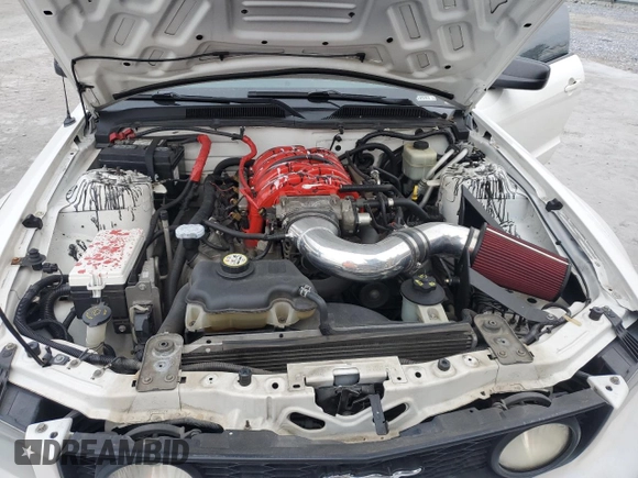 2007 Ford Mustang GT Deluxe with VIN 1ZVHT82H575269780, listed as a Copart auction lot 86815414 with 166,754 mi miles and Salvage Title. Bid and sale history available at carsss.com. Image 13.