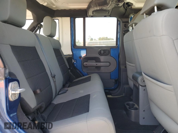 2010 Jeep Wrangler Unlimited Rubicon with VIN 1J4HA6H15AL225234, listed as a Copart auction lot 61270505 with 110,332 mi miles and Clean title. Bid and sale history available at DreamBid. Image 10.