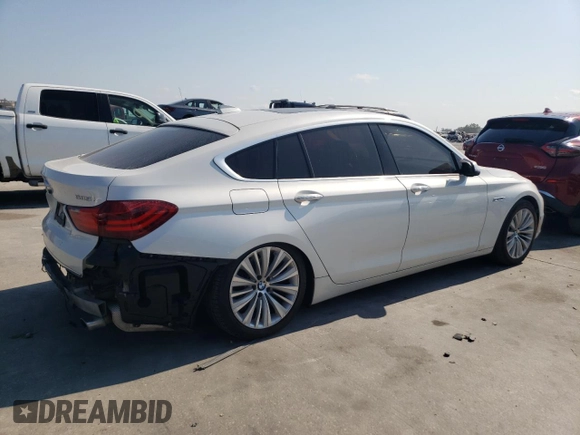 2015 BMW 5 Series 535i Gran Turismo with VIN WBA5M2C50FD872030, listed as a Copart auction lot 75757894 with 115,707 mi miles and Salvage title. Bid and sale history available at DreamBid. Image 3.