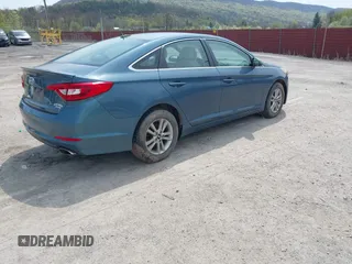 2017 Hyundai Sonata SE with VIN 5NPE24AF9HH452408, listed as a IAAI auction lot 42039484 with 105,004 mi miles. Bid and sale history available at carsss.com. Image 4.