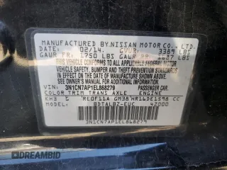 2014 Nissan Versa SV with VIN 3N1CN7AP1EL868279, listed as a Copart auction lot 87431124 with 90,979 mi miles and Salvage Title. Bid and sale history available at carsss.com. Image 13.