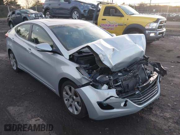 2013 Hyundai Elantra Limited with VIN 5NPDH4AE8DH240093, listed as a IAAI auction lot 41134057 with 131,567 mi miles and . Bid and sale history available at DreamBid. Image 1.
