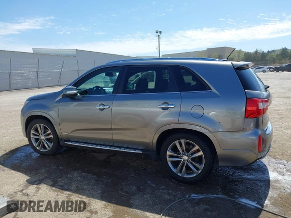 2015 Kia Sorento SX with VIN 5XYKWDA74FG591902, listed as a IAAI auction lot 41856991 with 128,471 mi miles. Bid and sale history available at carsss.com. Image 14.