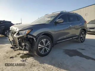 2017 Nissan Rogue SL with VIN JN8AT2MT9HW142338, listed as a Copart auction lot 48229035 with 62,068 mi miles and Salvage Title. Bid and sale history available at DreamBid. Image 1.