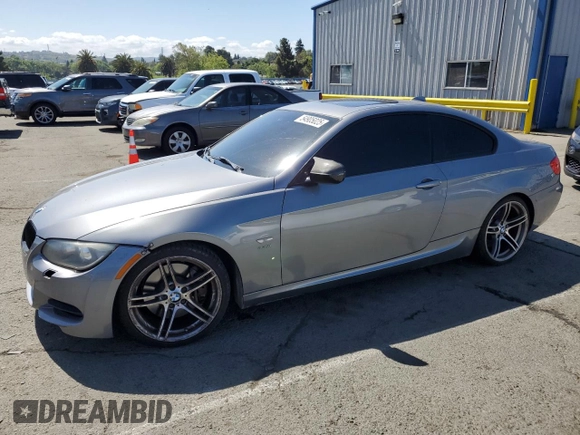 2011 BMW 3 Series 335is with VIN WBAKG1C55BE599403, listed as a Copart auction lot 54905025 with 147,365 mi miles and Clean Title. Bid and sale history available at carsss.com. Image 1.