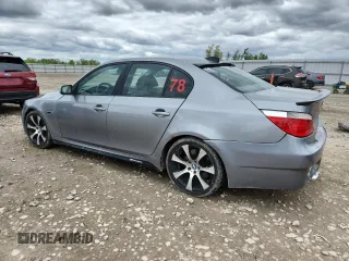 2007 BMW 5 Series 550i z VIN WBANB53547CN93565, wystawiony jako Copart lot #56524565 z przebiegiem 175 035 mil mil oraz Nie do naprawy • Non repairable. Historia ofert i sprzedaży dostępna na DreamBid. Obrazek 2.