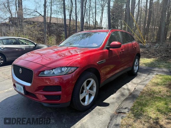 2017 Jaguar F-Pace 35t Premium with VIN SADCJ2BV6HA072359, listed as a Copart auction lot 54333995 with 93,910 mi miles and Clean Title. Bid and sale history available at DreamBid. Image 2.