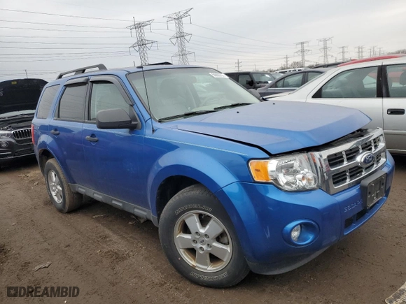 2011 Ford Escape XLT with VIN 1FMCU9D79BKC39028, listed as a Copart auction lot 50800755 with 51,722 mi miles and Salvage Title. Bid and sale history available at carsss.com. Image 4.