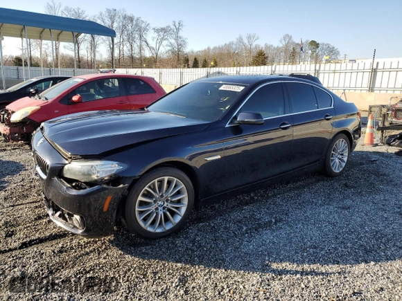2014 BMW 5 Series 528i xDrive with VIN WBA5A7C56ED620061, listed as a Copart auction lot 48865325 with 120,631 mi miles and Salvage Title. Bid and sale history available at DreamBid. Image 1.