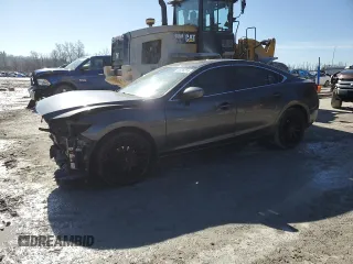 2017 Mazda 6 Grand Touring with VIN JM1GL1X55H1118564, listed as a Copart auction lot 46235215 with 156,563 mi miles and Salvage Title. Bid and sale history available at carsss.com. Image 1.