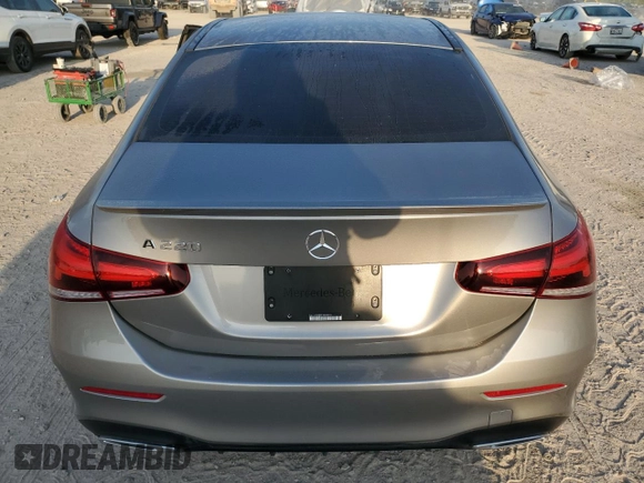 2020 Mercedes-Benz A 220 with VIN WDD3G4EB7LW039220, listed as a Copart auction lot 53331115 with Not Provided miles and Salvage Title. Bid and sale history available at DreamBid. Image 6.