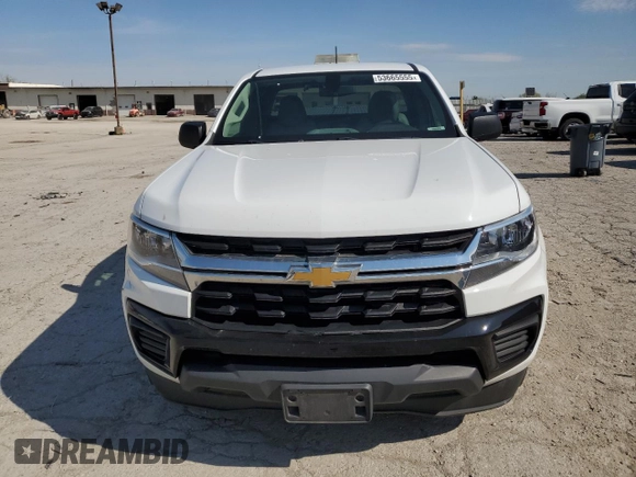 2022 Chevrolet Colorado 2WD Work Truck with VIN 1GCHSBEA8N1124559, listed as a Copart auction lot 53665555 with 69,963 mi miles and Salvage title. Bid and sale history available at DreamBid. Image 5.
